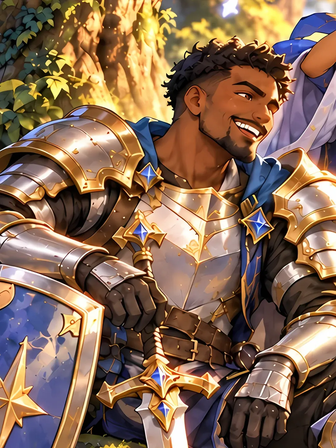 Painting of the Makhes Warrior